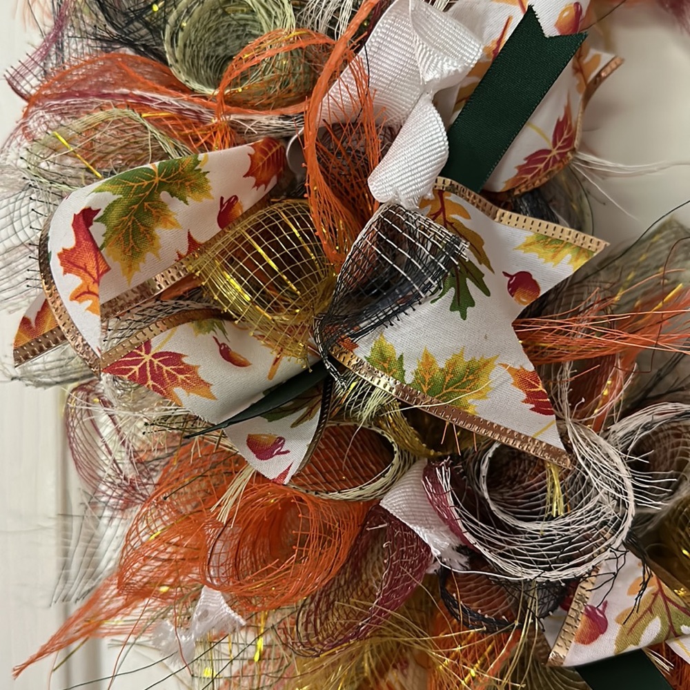Homemade Fall Wreath - Picture 2 of 2